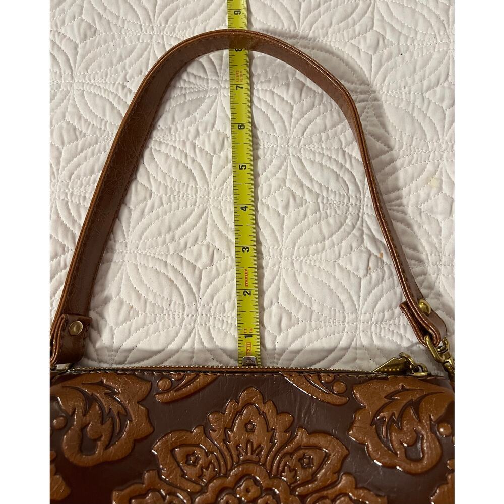 Tooled leather shoulder bag - Picture 6 of 6